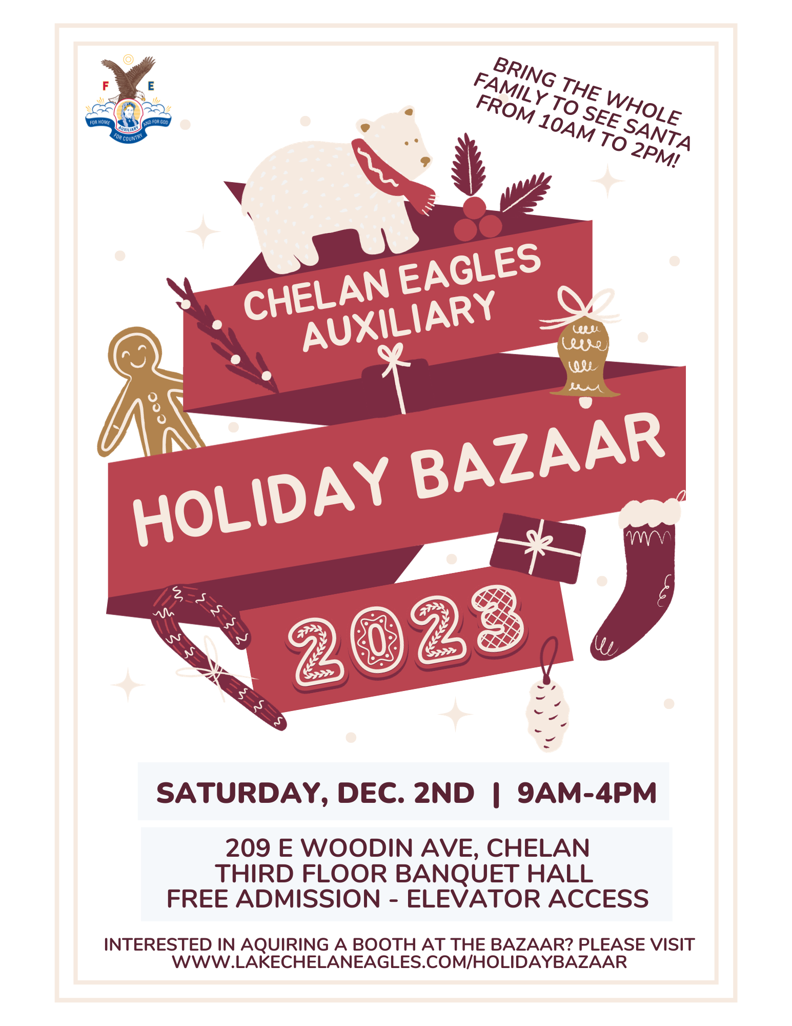 Chelan Eagles Holiday Bazaar Lake Chelan Chamber of Commerce
